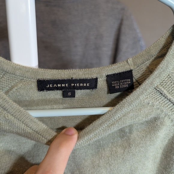 Olive Green Women's Sweater - Picture 4 of 6